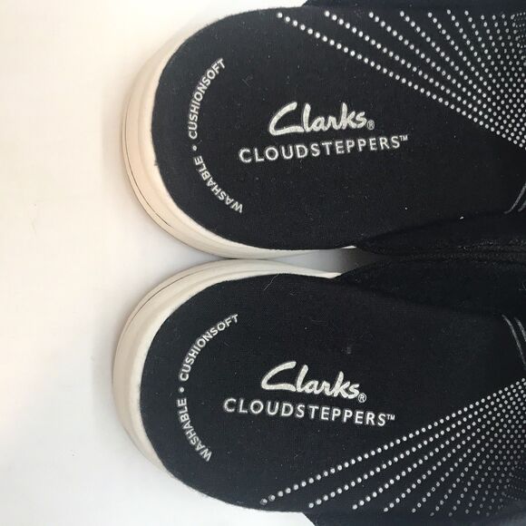 Clarks Cloudsteppers Breeze Clara Slip-On Mules Women's 11M Black Slip On Flats - Picture 11 of 11